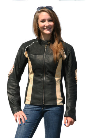 Motorrad-Lederjacke DRAGON