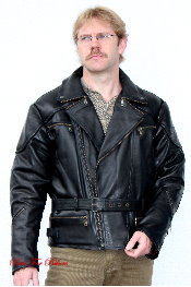 Leder Motorradjacke TOURING