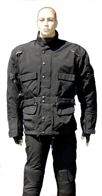 lange Cordura Motorradjacke 