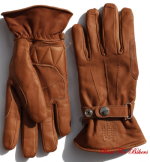 brauner Lederhandschuh Brown