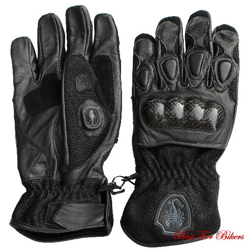 Motorradhandschuh DAKKAR schwarz