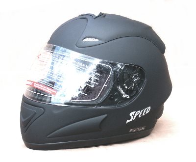 Motorradhelm SPEED schwarz