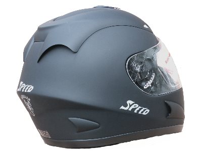 Motorradhelm SPEED schwarz