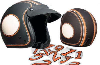 Jet-Helm CLASSIC schwarz-orange