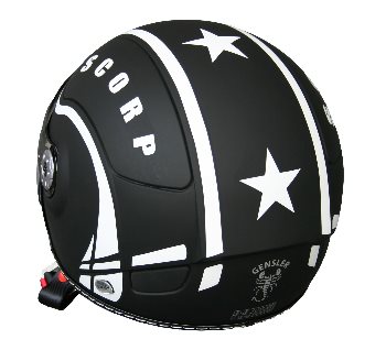 Jet-Helm SCORP schwarz-weiss